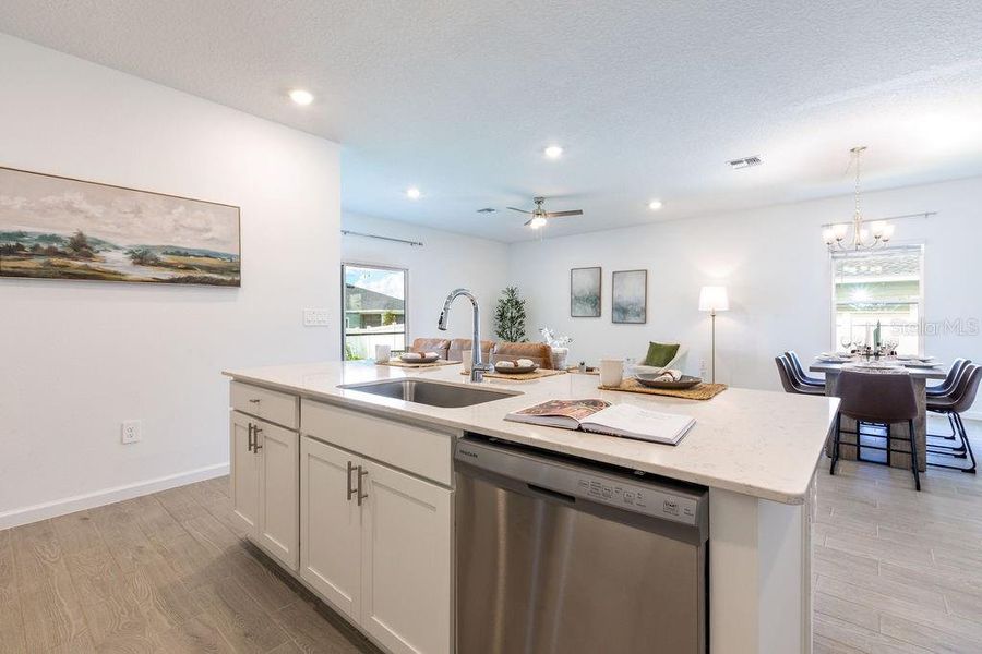 Furnished interior view inside a new home in Trailhead Landing, Alachua (Image 39).