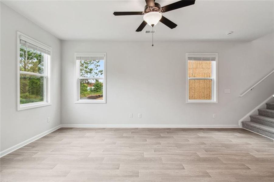Spacious, unfurnished interior of a new home in , Cleveland (Image 23).