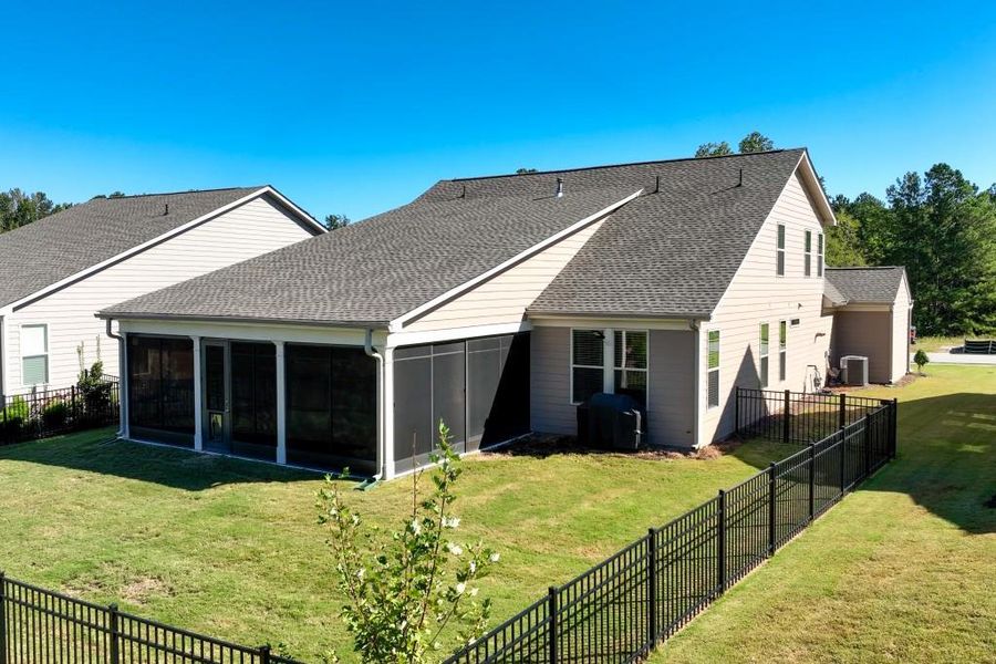 Exterior details and patio area of a home in , Hoschton (Image 30).