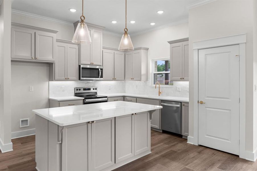 Furnished interior view inside a new home in , Mineola (Image 8). Furnished interior view inside a new home in , Mineola (Image 8).