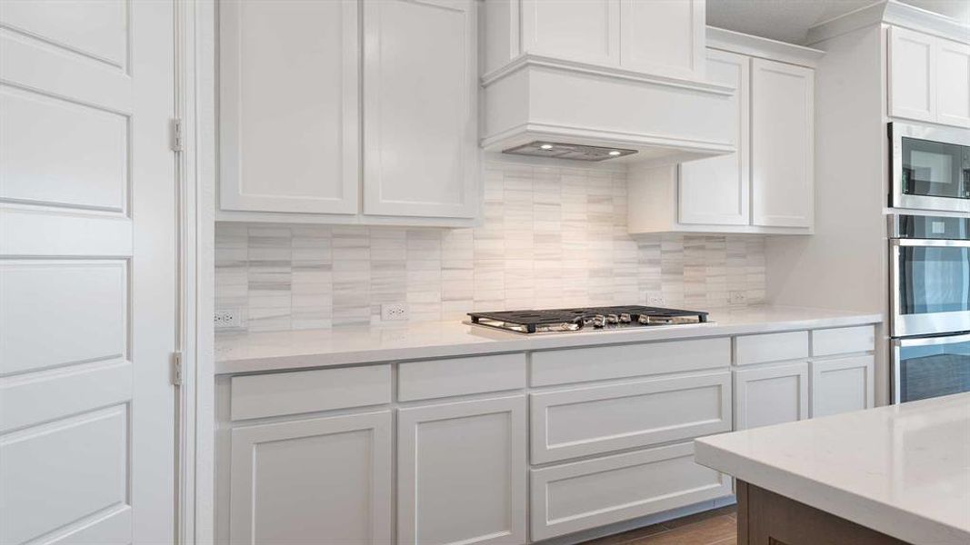 Furnished interior view inside a new home in The Heights At Uptown Celina 50', Celina (Image 9).