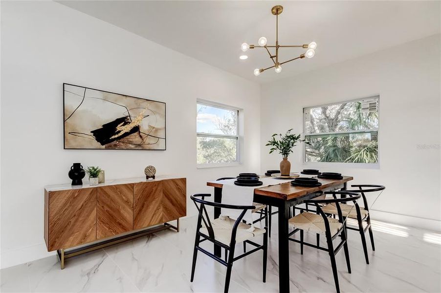 Furnished interior view inside a new home in , New Port Richey (Image 17).