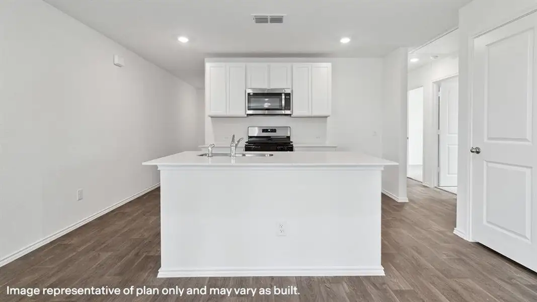 Furnished interior view inside a new home in Asher Oaks, Bonham (Image 7).