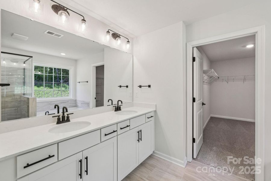 Furnished interior view inside a new home in Falls Cove, Troutman (Image 10).