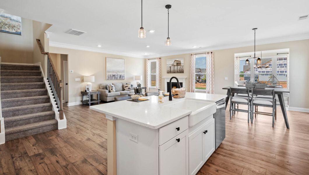Furnished interior view inside a new home in Williams Ridge, Woodruff (Image 12).