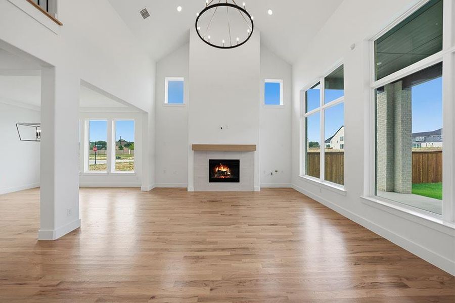 Spacious, unfurnished interior of a new home in Custer Ridge Estates, Allen (Image 36). Spacious, unfurnished interior of a new home in Custer Ridge Estates, Allen (Image 36).
