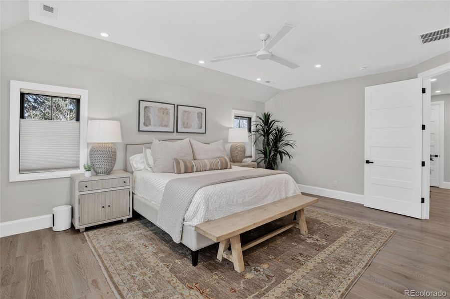 Primary Bedroom with En Suite Bathroom on Upper Floor