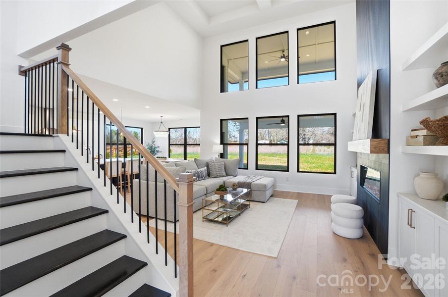 Furnished interior view inside a new home in , Mooresville (Image 6).