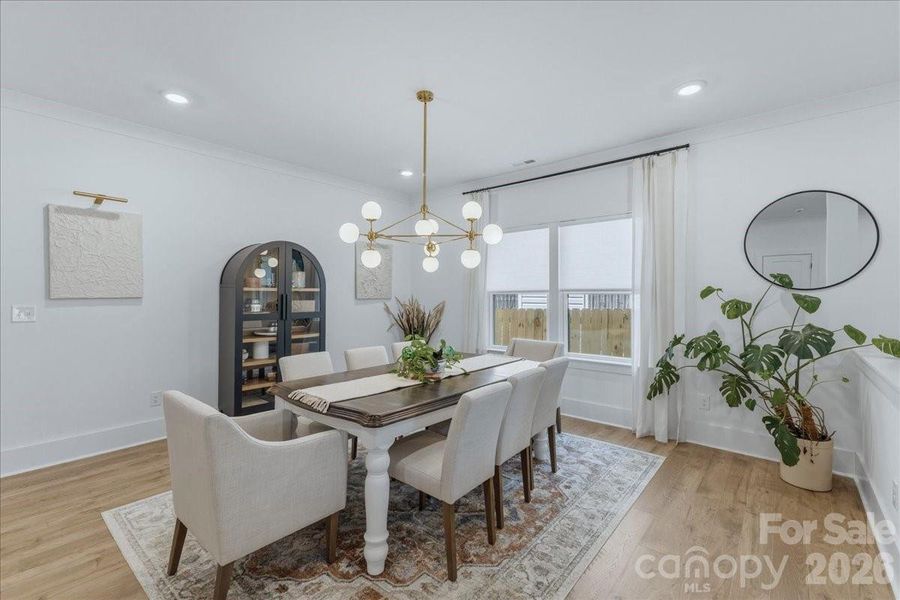 Furnished interior view inside a new home in , Charlotte (Image 30). Furnished interior view inside a new home in , Charlotte (Image 30).