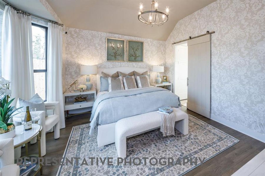 Furnished interior view inside a new home in Sandbrock Ranch, Aubrey (Image 34).