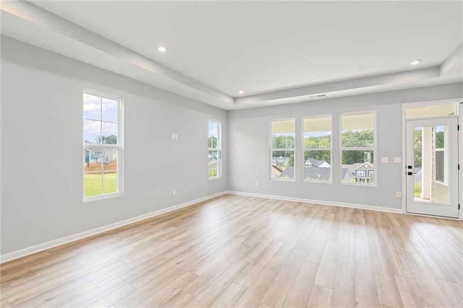 Spacious, unfurnished interior of a new home in The Reserve At Liberty Park, Braselton (Image 16). Spacious, unfurnished interior of a new home in The Reserve At Liberty Park, Braselton (Image 16).