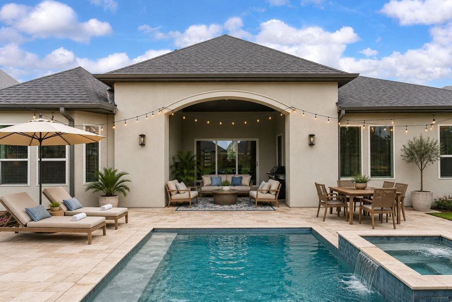 Or maybe adding a pool? (Pool has been virtually staged)
