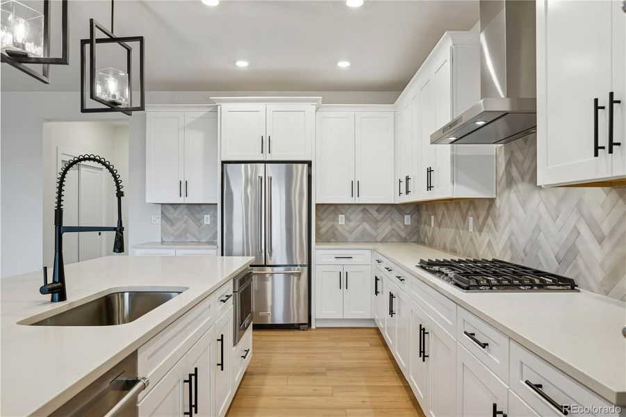Furnished interior view inside a new home in Spring Valley Ranch, Elizabeth (Image 6). Furnished interior view inside a new home in Spring Valley Ranch, Elizabeth (Image 6).