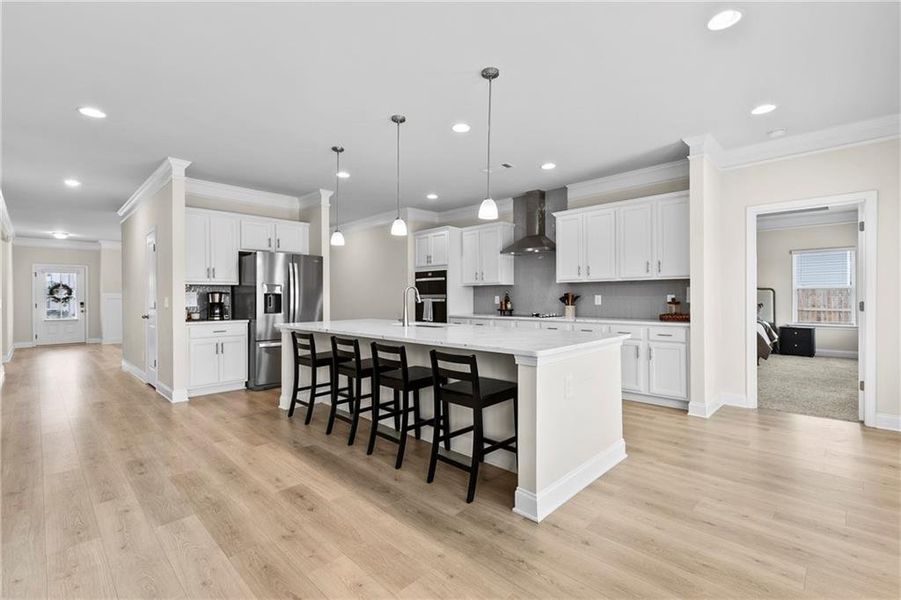 Furnished interior view inside a new home in Laurel Cove, Hoschton (Image 9).