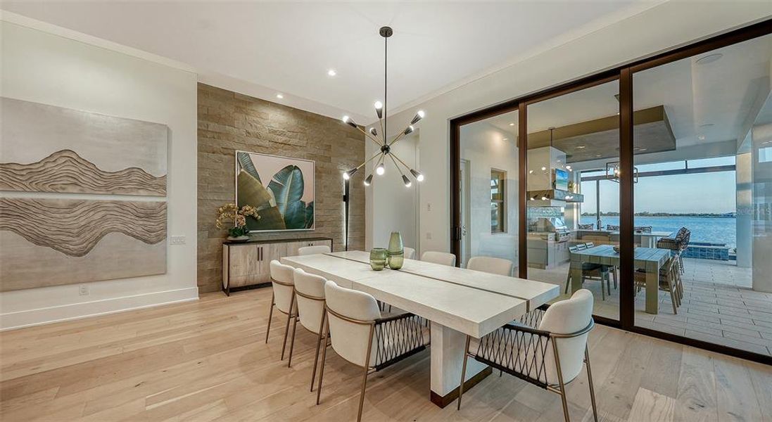 Furnished interior view inside a new home in Wild Blue at Waterside, Sarasota (Image 15).