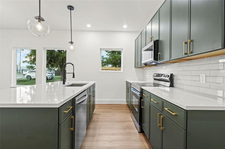 Furnished interior view inside a new home in , Dallas (Image 6). Furnished interior view inside a new home in , Dallas (Image 6).