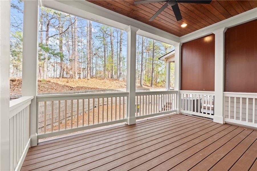 Exterior details and patio area of a home in , Canton (Image 23).