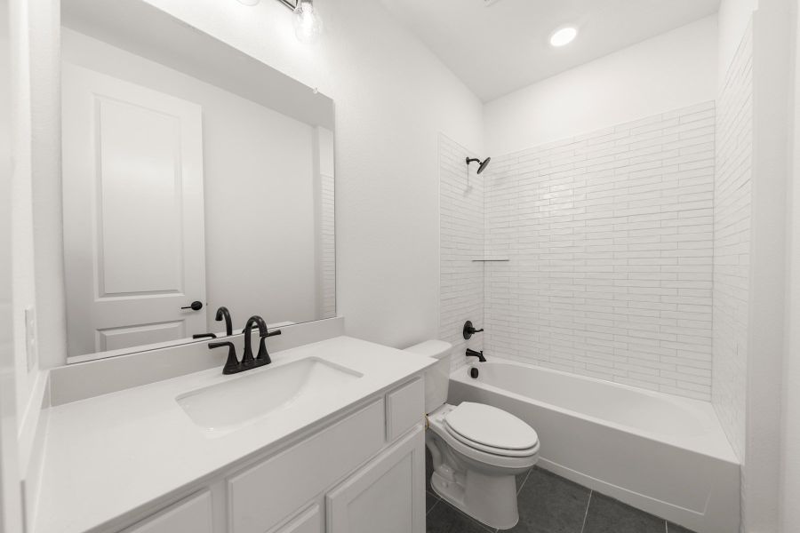 Furnished interior view inside a new home in Union Park, Little Elm (Image 8).