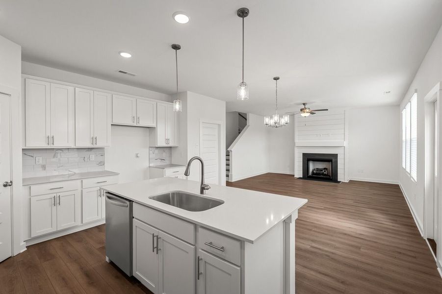 Furnished interior view inside a new home in Calista Farms, White House (Image 37).