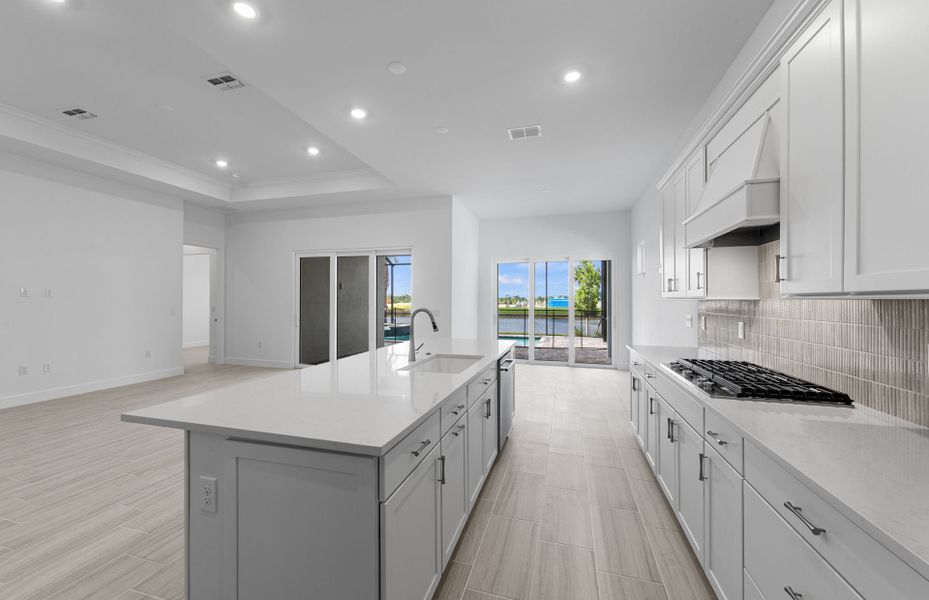 Furnished interior view inside a new home in BeachWalk by Manasota Key, Englewood (Image 16).