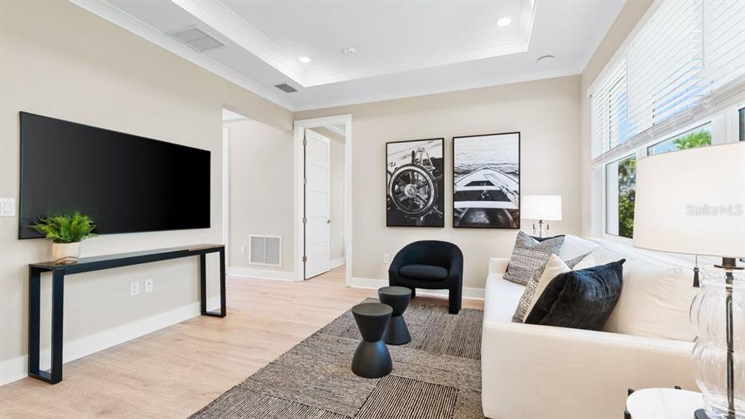 Furnished interior view inside a new home in Esplanade at Azario Lakewood Ranch, Lakewood Ranch (Image 18).