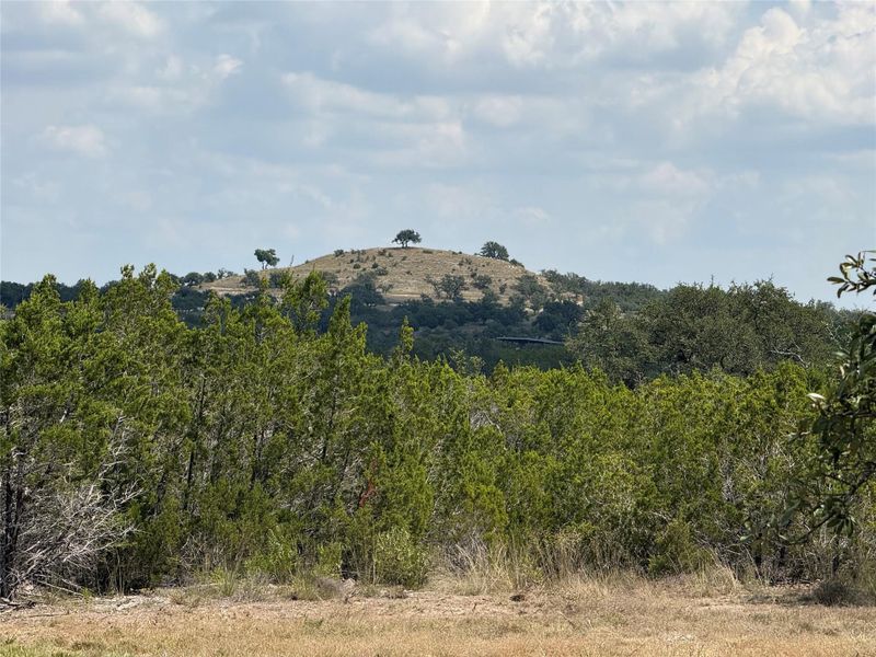 View of Round Mountain from the west.
