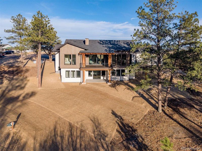Exterior details and patio area of a home in , Franktown (Image 3).