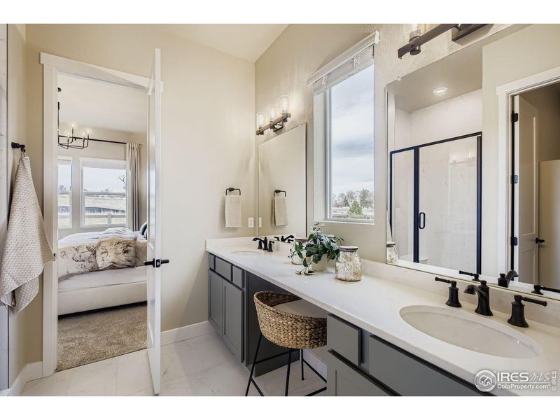 Furnished interior view inside a new home in Country Club Reserve – Fort Collins, Fort Collins (Image 21).