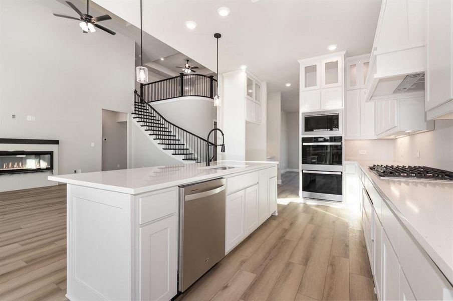 Furnished interior view inside a new home in , Prosper (Image 15). Furnished interior view inside a new home in , Prosper (Image 15).