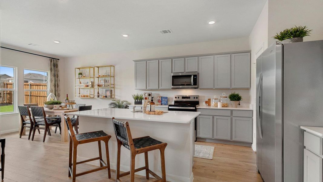 Furnished interior view inside a new home in Thunder Rock, Marble Falls (Image 7).