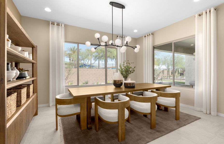 Representative furnished interior of a home built from the Endeavor by Del Webb in Sun City Anthem at Merrill Ranch, Florence (Image 13).