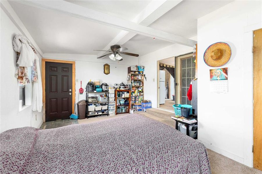 Fourth bedroom at the back of the house