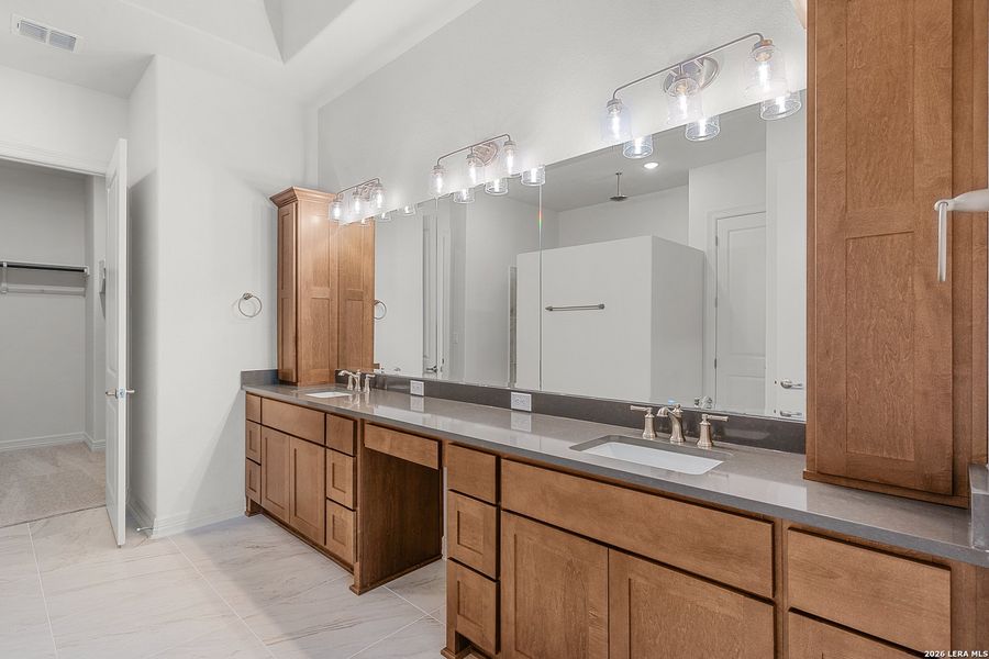 Furnished interior view inside a new home in El Sonido at Campanas, San Antonio (Image 11).