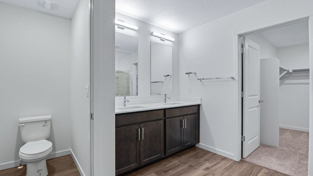 Furnished interior view inside a new home in Trails at Crowfoot, Parker (Image 15).