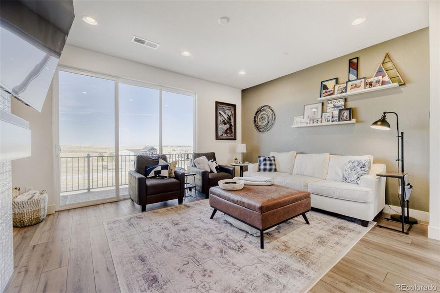 Furnished interior view inside a new home in Lyric at RidgeGate, Parker (Image 11).