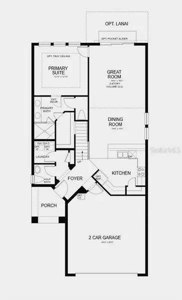 2D floor plan layout of this home in Firethorn, Parrish, FL (Image 2). 2D floor plan layout of this home in Firethorn, Parrish, FL (Image 2).