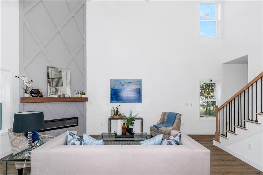 Furnished interior view inside a new home in , Atlanta (Image 14).