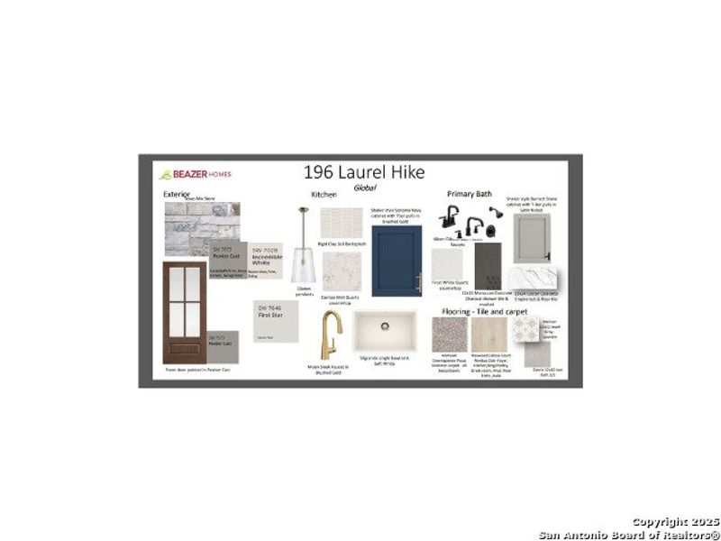 Sample of building materials used in homes in Westridge, San Antonio (Image 3).