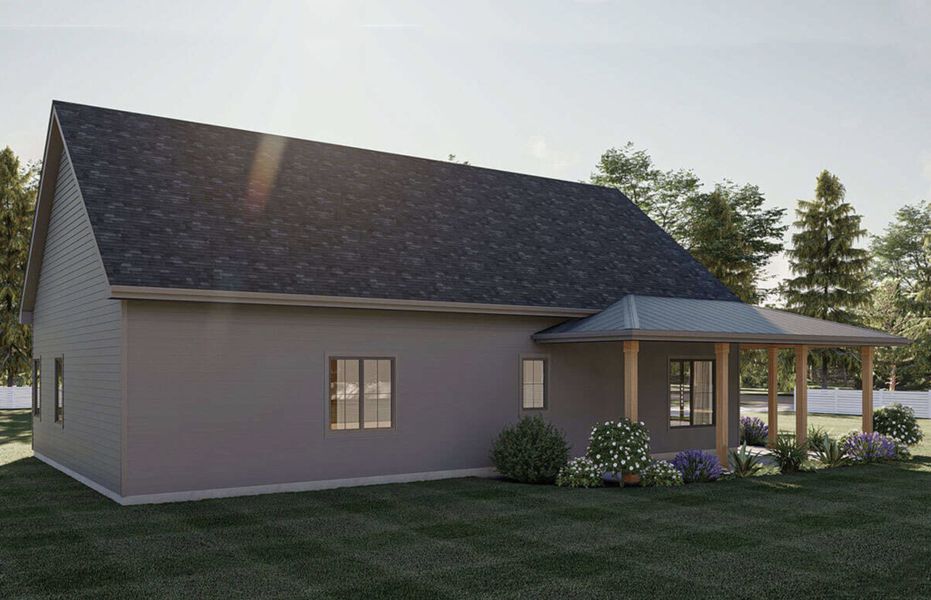 Representative exterior photo of a completed home built from the Kodi by Zeal Home Builders in Patti Lynn Hills, Paradise, TX (Image 14). Representative exterior photo of a completed home built from the Kodi by Zeal Home Builders in Patti Lynn Hills, Paradise, TX (Image 14).