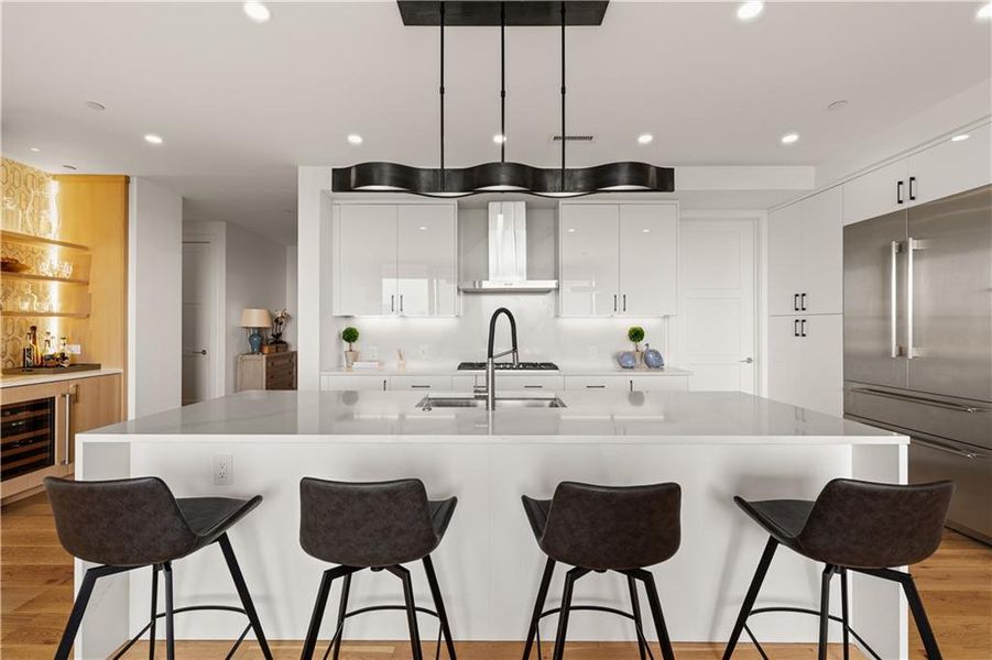 Furnished interior view inside a new home in , Atlanta (Image 39).