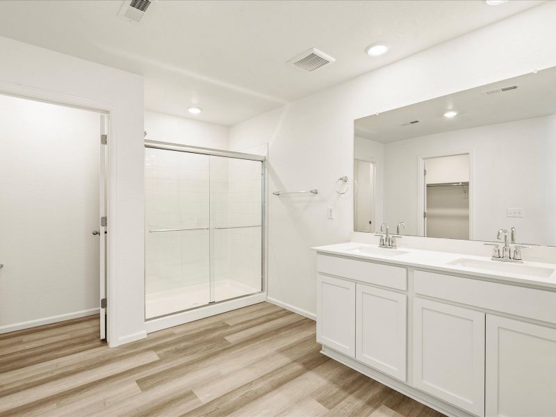 Furnished interior view inside a new home in Lorson Ranch: The Trail Collection, Colorado Springs (Image 5).