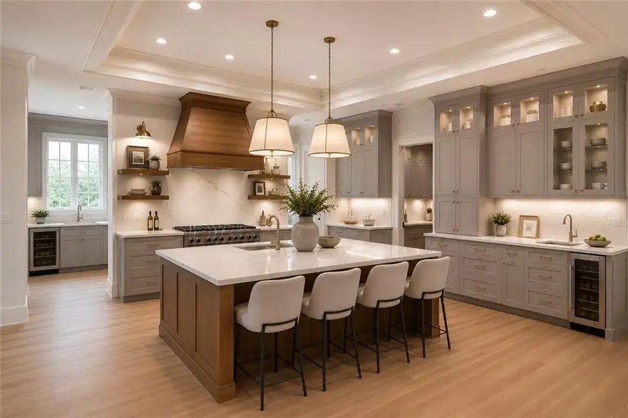 Furnished interior view inside a new home in , Alpharetta (Image 5).