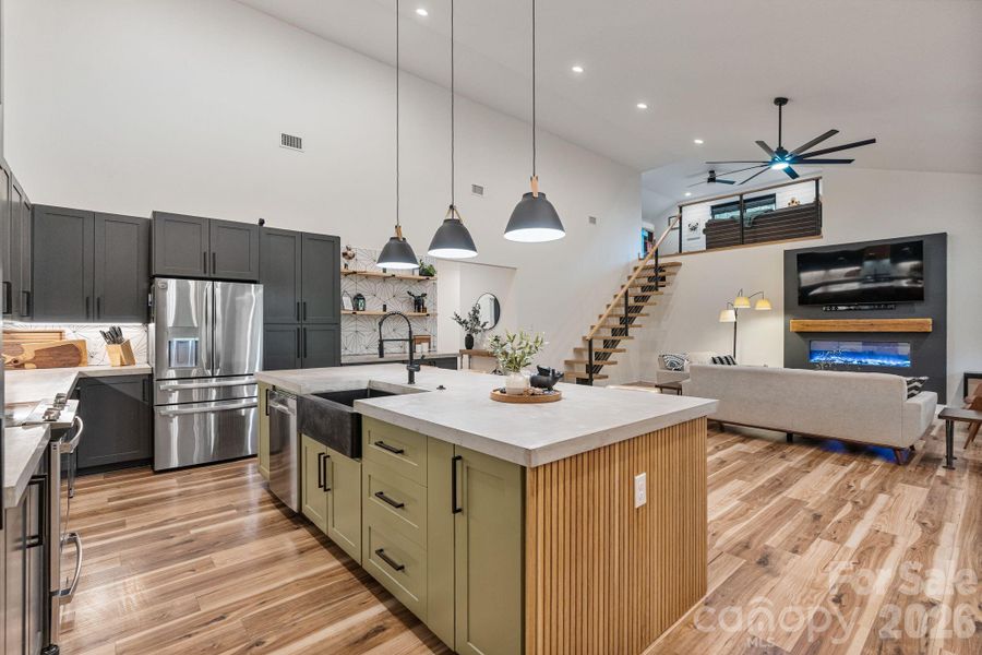 Furnished interior view inside a new home in , York (Image 38).