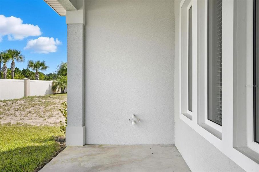 Exterior details and patio area of a home in Marina Del Palma, Palm Coast (Image 25).