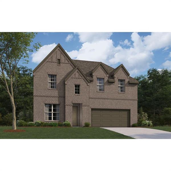 The Galveston II Floorplan - Tudor Exterior