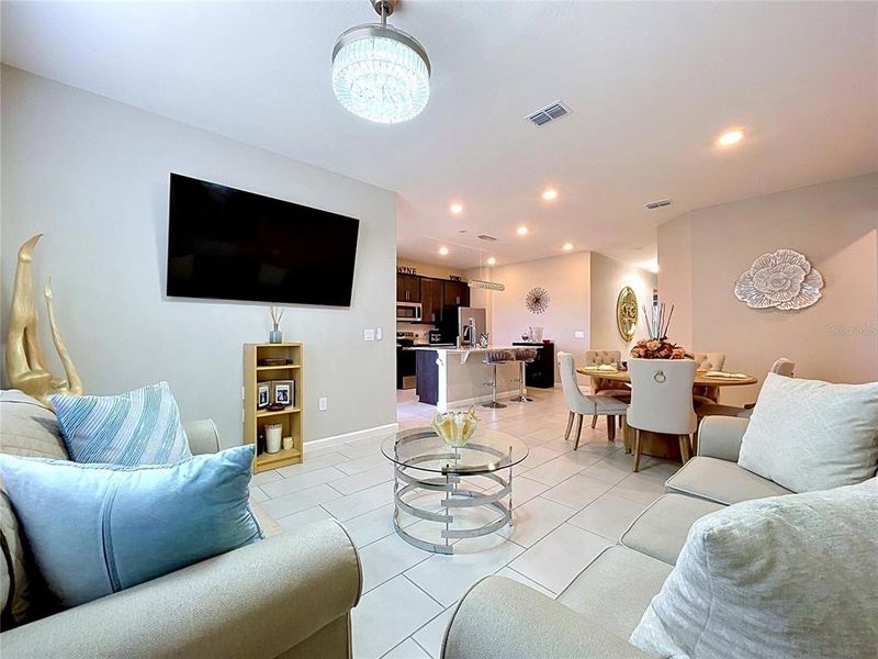 Furnished interior view inside a new home in Seasons at Mabel Place, Lake Wales (Image 7).