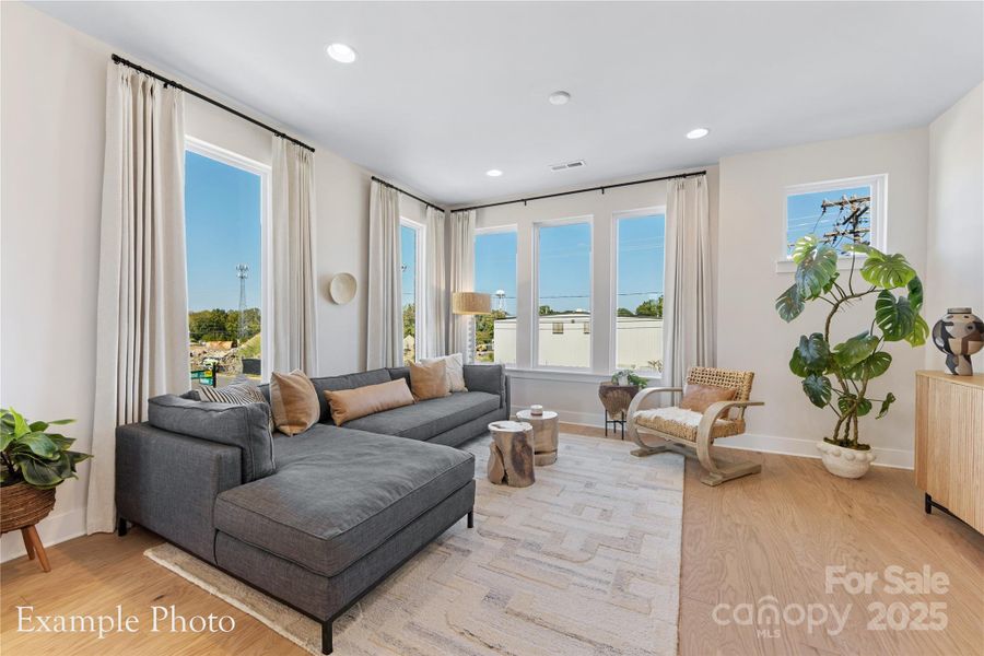 Furnished interior view inside a new home in , Charlotte (Image 22).