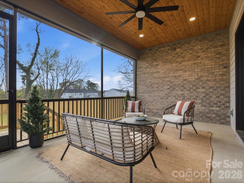 Exterior details and patio area of a home in , Charlotte (Image 4).