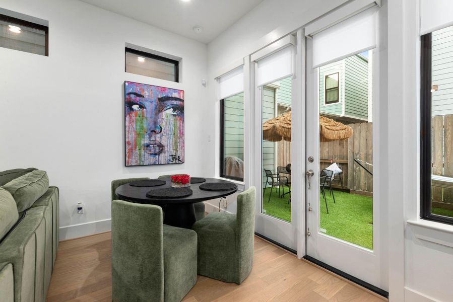 Furnished interior view inside a new home in Timbergrove Trails, Houston (Image 19).
