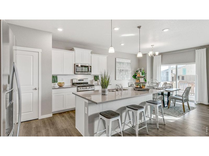 Furnished interior view inside a new home in Hansen Farm, Fort Collins (Image 3).
